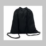 Noise music  ľahký sťahovací batoh / vak s čiernou šnúrkou, 100% bavlna 100 g/m2, rozmery cca. 37 x 41 cm